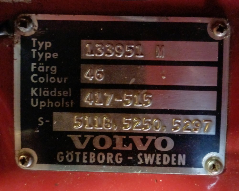 Volvo mazon 1967